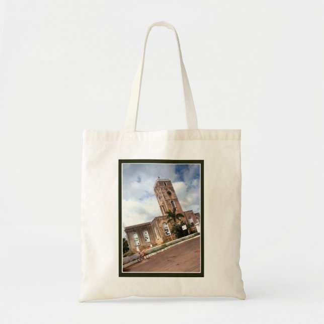 Tote Bag Vélo Rouge En Jamaïque (Devant)
