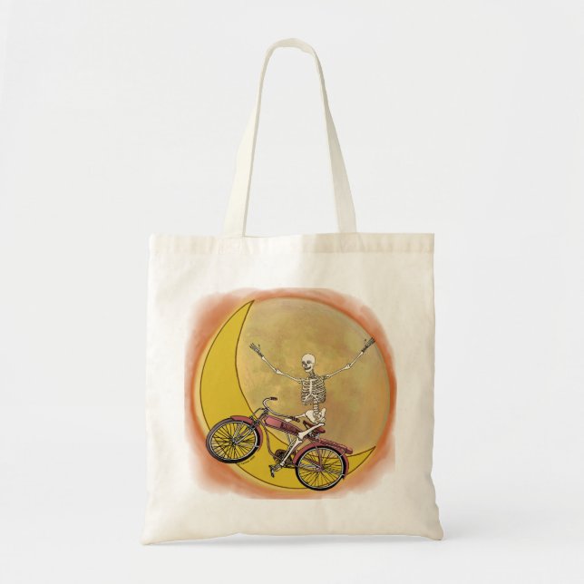 Tote Bag Vélo squelette TBA (Devant)