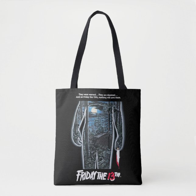 Tote Bag Vendredi 13 | Silhouette Camp Art théâtral (Devant)
