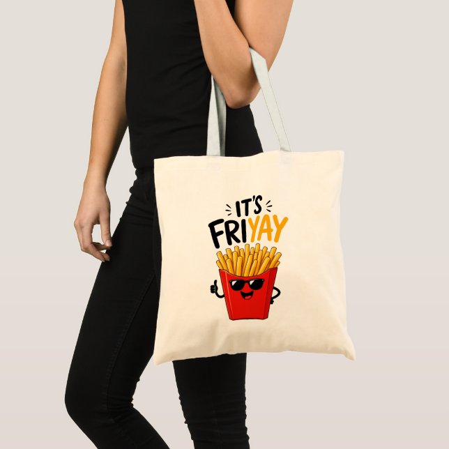 Tote Bag Vendredi Drôle (Devant (produit))