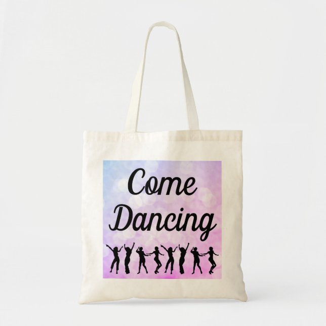 Tote Bag Venez Danser Bokeh Dancer Silhouette (Devant)