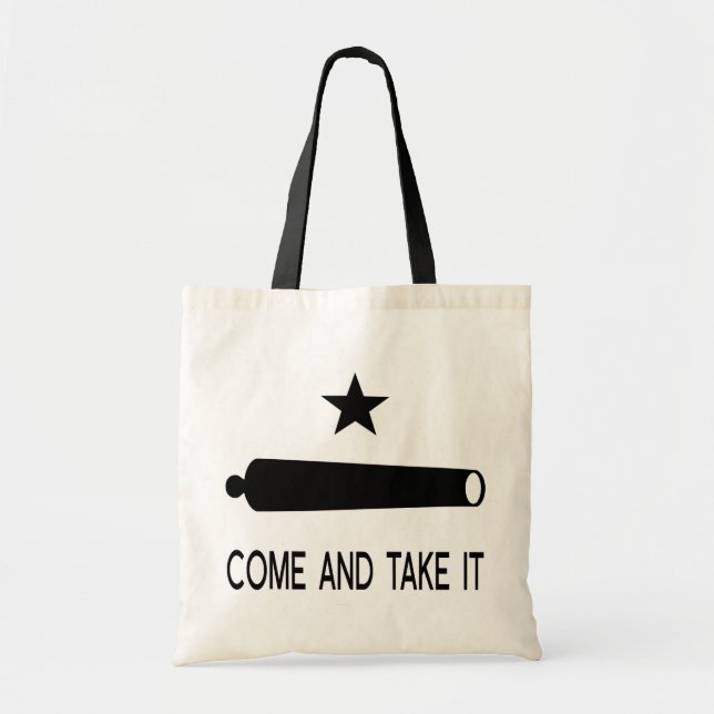 Tote Bag Venez et prenez le drapeau ~ Texas (Devant)