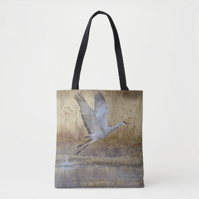 Tote Bag Venez voler avec moi Sandhill Crane (Devant)