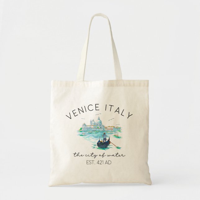 Tote Bag Venice Italy Vacation Souvenir (Devant)