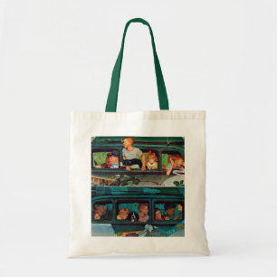 Tote Bag Venir et partir par Norman Rockwell