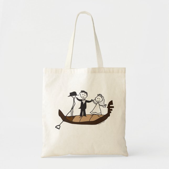 Tote Bag Venise Mariée et Salle (Devant)