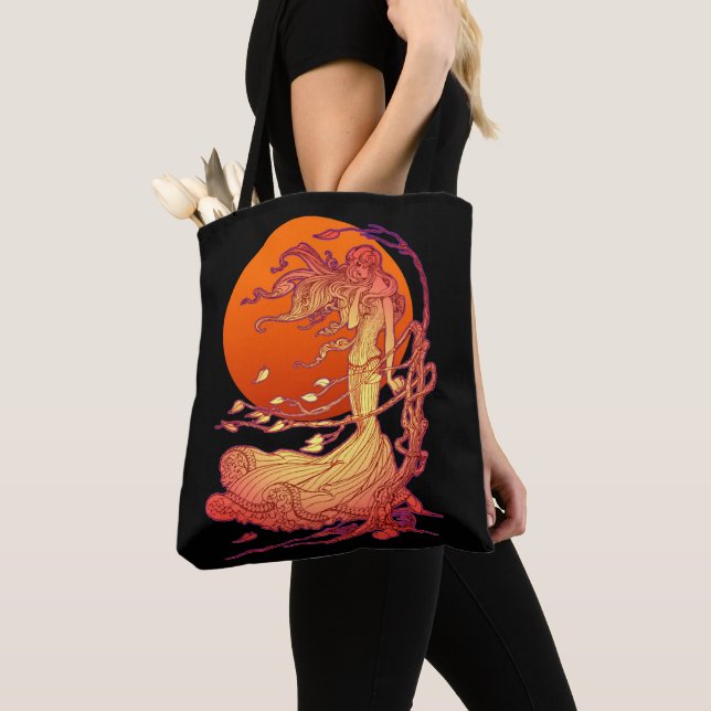 Tote Bag Vent d'Halloween (De près)