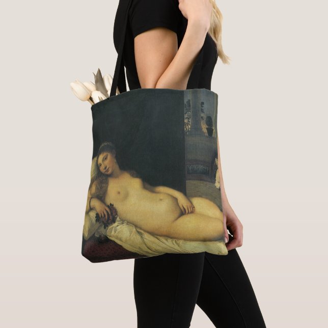 Tote Bag Vénus d'Urbino par Titien, Art de la Renaissance (De près)