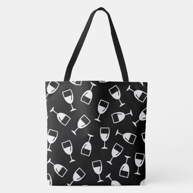 Tote Bag Ver à vin (Devant)