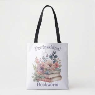 Tote Bag Ver de livre professionnel