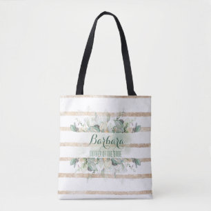Tote Bag Verdure Mère botanique or de la mariée Fourre-tout