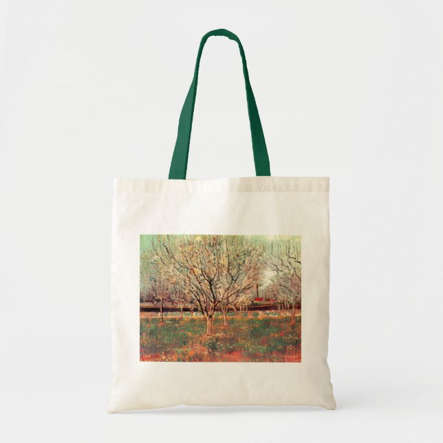 Tote Bag Verger en fleurs, Pruniers de Vincent van Gogh (Devant)