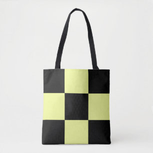 Tote Bag Vérificateurs jaunes et noirs