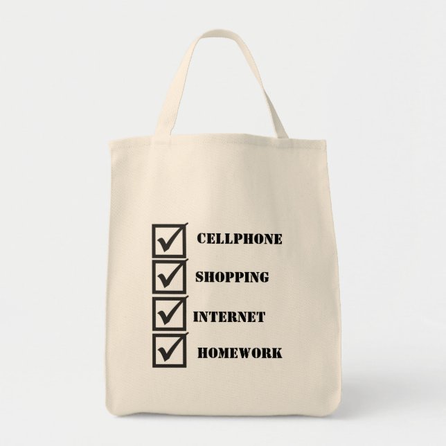 Tote Bag Vérifier (Devant)