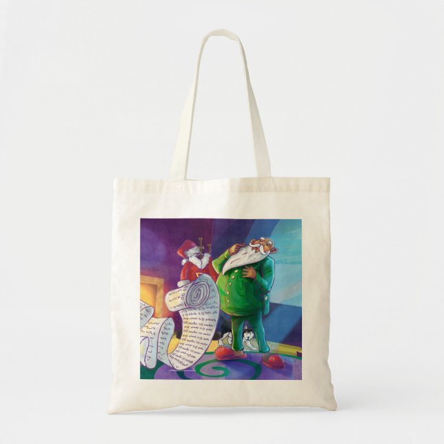 Tote Bag Vérifier deux fois Père Noël (Devant)