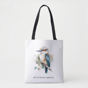 Tote Bag Véritable Kookaburra bleu, personnalisé