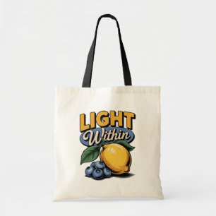 Tote Bag Véritable Pomme Vert Citron Rétro Faith Tee