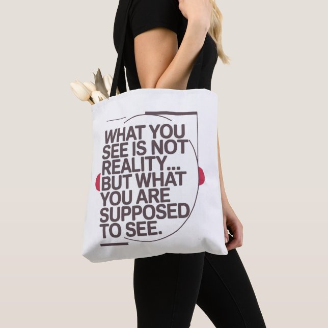 Tote Bag Vérité telle que conçue pour vous (De près)