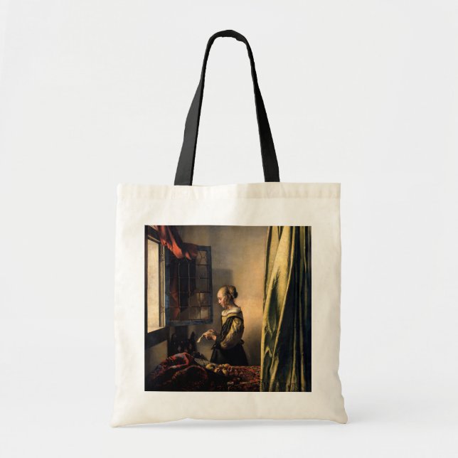 Tote Bag Vermeer - Girl Reading a Letter at an Open Window (Devant)
