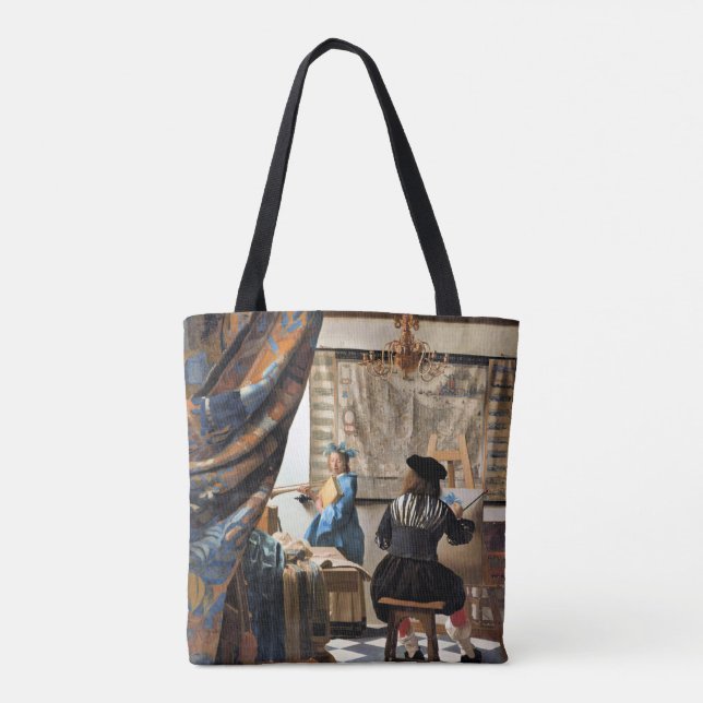 Tote Bag Vermeer - L'art de la peinture (Dos)