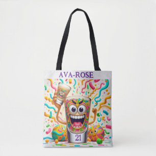 Tote Bag Verre à shot pour soirée Rave – Amusement vibrant
