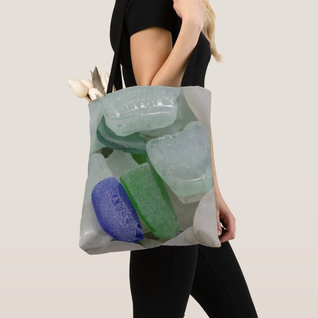Tote Bag Verre de plage pâle (De près)