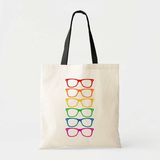 Tote Bag Verres d'arc-en-ciel (Devant)