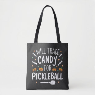 Tote Bag Verront Des Bonbons Pour Le Pickleball Éffrayant H