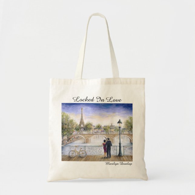Tote Bag Verrouillé dans l'amour (Devant)