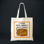 Tote Bag verrous<br><div class="desc">drôle,  humour,  latkes,  casher,  deli,  channukah,  hannukah,  pomme de terre,  crêpes,  juif</div>