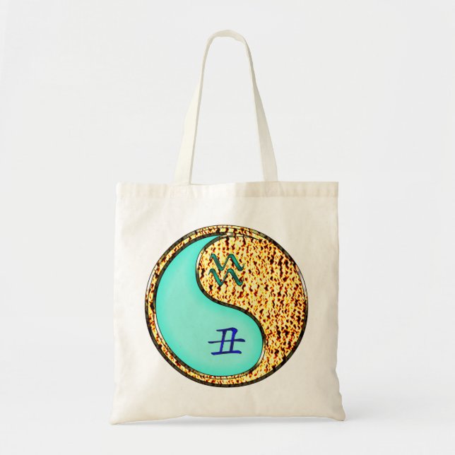Tote Bag Verseau & Bœuf de Feu (Devant)