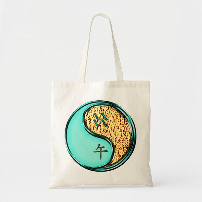 Tote Bag Verseau & Cheval de feu (Devant)
