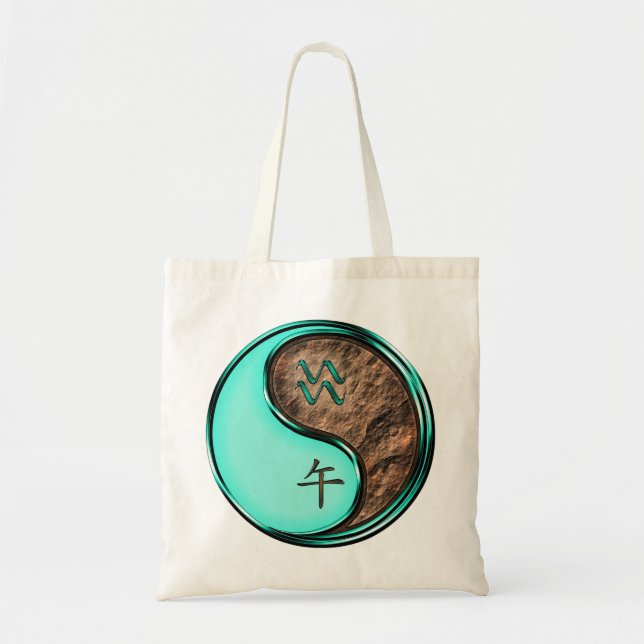 Tote Bag Verseau & Cheval de Terre (Devant)