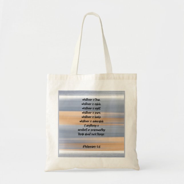Tote Bag verset biblique  (Devant)