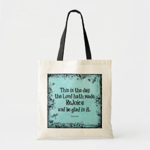 Tote Bag Verset biblique C'est le jour où le Seigneur a fai