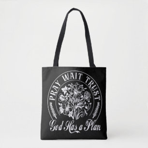 Tote Bag Verset biblique chrétienne inspirant