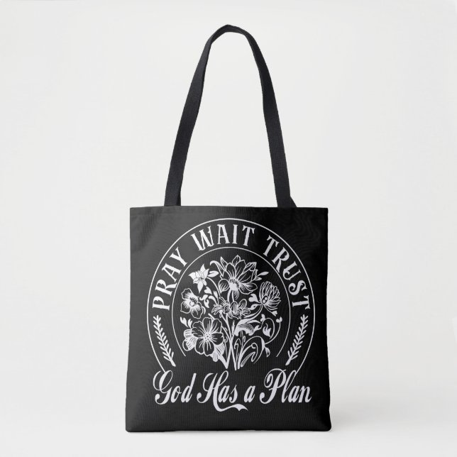 Tote Bag Verset biblique chrétienne inspirant (Devant)