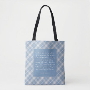 Tote Bag Verset biblique personnalisable Ésaïe 41:10, 13