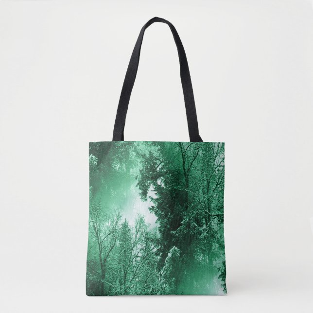 Tote Bag Vert d'hiver… (Devant)