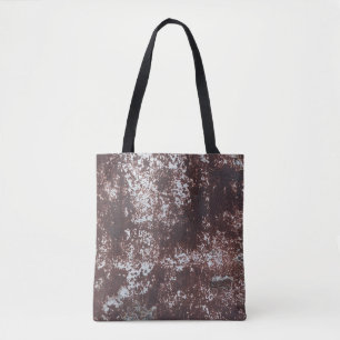Tote Bag Very old rusted sheet iron. Textured metal surface