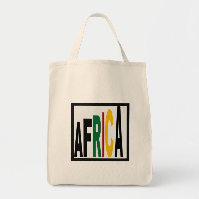 Tote Bag Veste d'alimentation AFRIQUE (Devant)