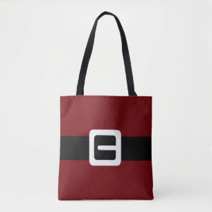Tote Bag Veste et ceinture rouge classique du Père Noël
