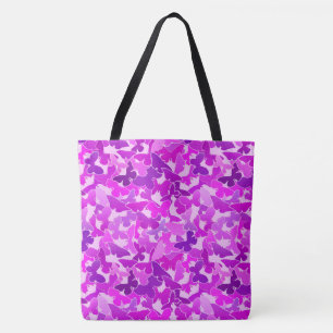 Tote Bag Vestige de papillons, d'Améthyste, de Violette et 