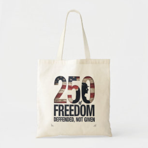 Tote Bag Vétéran du 250e anniversaire de la liberté défendu