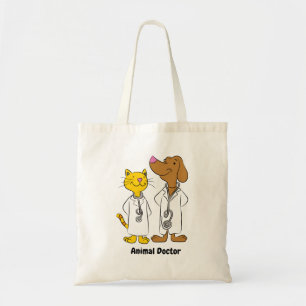 Tote Bag Vétérinaires Animés pour chiens et chats