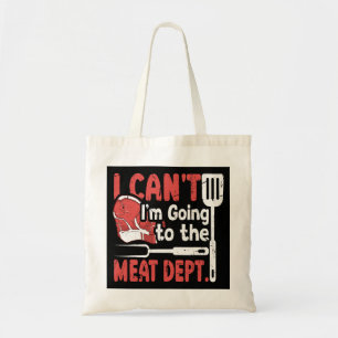Tote Bag Viande Fumer Barbecue Grillade Lover Barbecue Gril