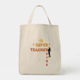 Tote Bag Vibe Super enseignant
