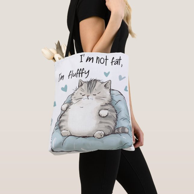 Tote Bag Vibes Chubby Chat Chill (De près)