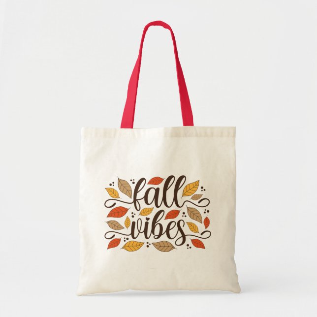 Tote Bag Vibes d'automne (Devant)