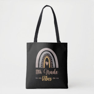 Tote Bag Vibes de 11e année 11e année Retour à l'école